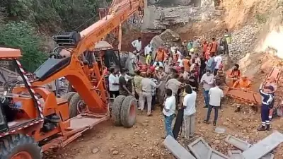 Jammu Bridge Collapse: Labourers Trapped, Rescue Operation On