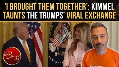 Jimmy Kimmel Roasts Trump, Melania Chemistry and Hand Discoloration