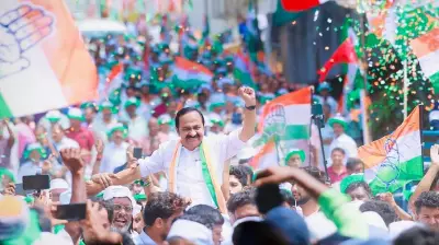 Kerala Congress Workers Celebrate as V D Satheesan Named Chief Minister