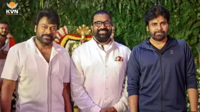 KVN Productions Launches First Telugu Film with Chiranjeevi in Grand Style