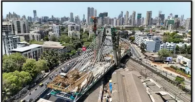 MahaRail Installs All 40 Stay Cables for Byculla Bridge in Mumbai