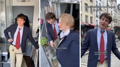 Man's Daily Climb: 134 Steps in Paris's Smallest Apartment