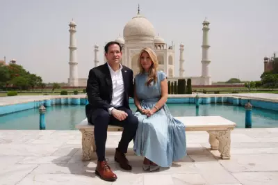 Marco Rubio Visits Taj Mahal with Wife, Calls It Love Treasure of World