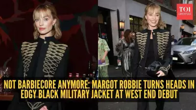 Margot Robbie Makes Theatre Producer Debut with 1536, Dons Military-Inspired Look