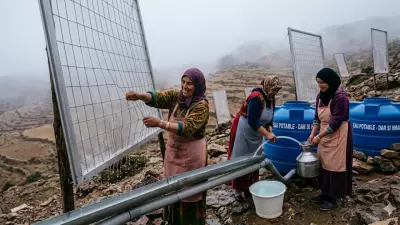 Moroccan Women Transform Fog into Water in Anti-Atlas Mountains