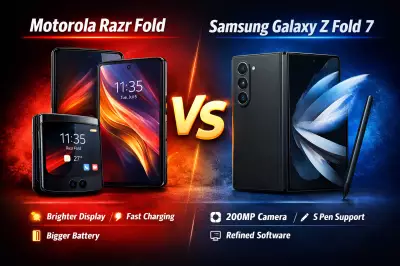 Motorola Razr Fold vs Samsung Galaxy Z Fold 7: A Detailed Comparison