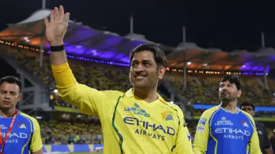 MS Dhoni Leaves CSK Camp Ahead of Final League Game Against Gujarat