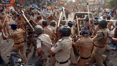 Mumbai demolition violence: 7 cops, 13 protesters hurt; 10 held