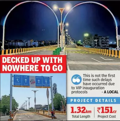 Nagpur's Dipti Signal ROB Complete, Closed Awaiting VIP Inauguration
