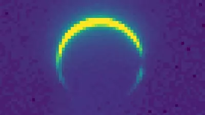 NASA Reveals Stunning Crescent Mars Image Before Psyche Flyby