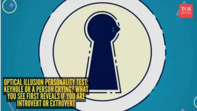 Optical Illusion Test: Keyhole or Crying Face Reveals Introvert or Extrovert