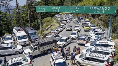 Over 6 Lakh Vehicles Reach Shimla in 24 Days Amid Summer Heat