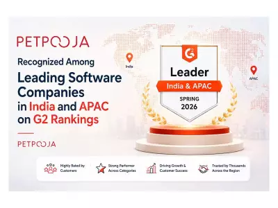 Petpooja Recognized Among Top Software Companies in India and APAC on G2 Rankings