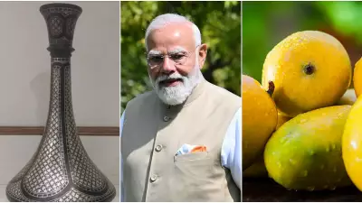 PM Modi Presents Silver Vase, Kesar Mangoes, and Crafts to World Leaders on Tour