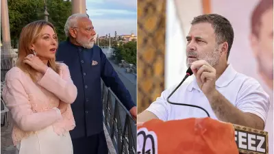 Rahul Gandhi Slams PM Modi Over Italy Visit Amid Economic Crisis
