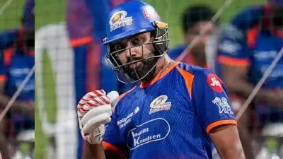 Rohit Sharma Wins Hearts After Hitting Ground Staff in MI Nets