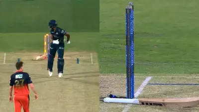 Sai Sudharsan's bizarre hit-wicket dismissal in IPL 2026 Qualifier 1 leaves fans stunned