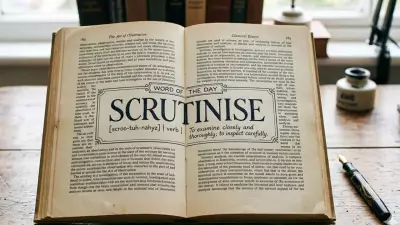 Scrutinise Meaning, Origin, and Usage in Sentences Explained