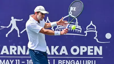 SM Krishna Memorial Tennis: Gray Outlasts Sasikumar to Enter Semifinals