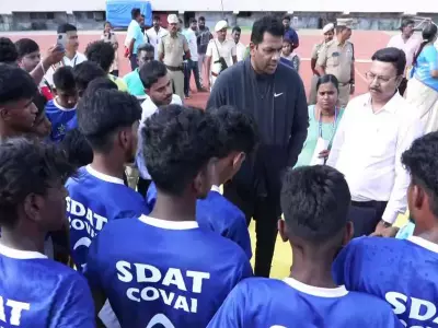 Tamil Nadu Sports Minister Reviews Coimbatore Stadium Facilities