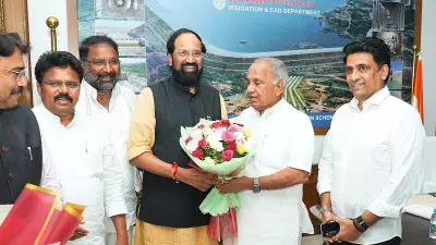 Telangana and Karnataka Hold Talks on Krishna River Water Sharing