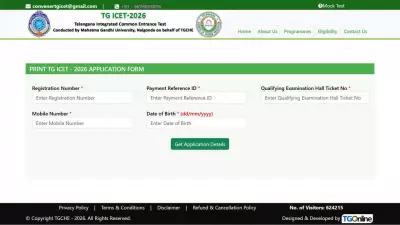 TG ICET 2026 Hall Ticket Released Today at icet.tgche.ac.in