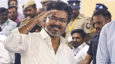 TVK Cadres Rally Outside Vijay's House Demanding Government Formation in TN