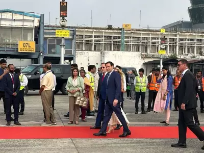 US Secretary of State Marco Rubio Arrives in Kolkata for Meeting with PM Modi
