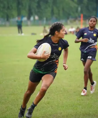 Uttarkashi athlete Mahak Chauhan wins player of tournament at CASA Rugby 7s