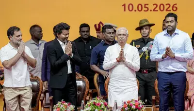 Vande Mataram Controversy Erupts at Vijay's Swearing-In Ceremony in Tamil Nadu