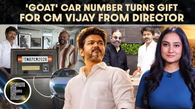 Venkat Prabhu's 'Goat' Number Plate Gift to CM Vijay Goes Viral as Prophecy