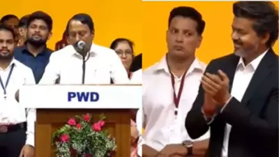 Vijay's Gesture for 78-Year-Old Ka Sengottaiyan Steals Spotlight at Tamil Nadu Swearing-In