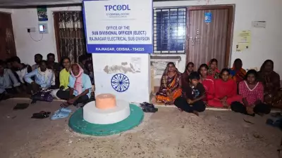 Villagers in Kendrapada protest power outage for two weeks