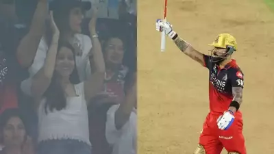 Virat Kohli's Fastest IPL Fifty in Final Earns Anushka Sharma's Standing Ovation