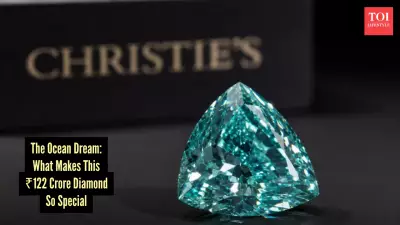 World's Largest Fancy Vivid Blue-Green Diamond 'The Ocean Dream' Expected to Fetch ₹122 Crore at Christie's Geneva