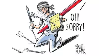 Wounded Exam Warriors: A Cartoon Commentary on Student Stress