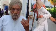 107-Year-Old Teacher Piyar Singh Casts Vote in Chamba Municipal Elections