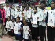 18 Coimbatore Students Win Gold at Indo-Nepal Silambam Championship