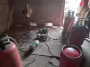 261 LPG Cylinders Seized in Attingal for Illegal Refilling and Black Market Sale