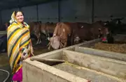 60-year-old woman earns Rs 1.25 lakh monthly from dairy farming in UP