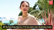 Aditi Rao Hydari Trolls High Couture in Revolutionary Saree at Cannes 2026