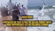 African Pastor Attempts to Part Red Sea Like Moses, Fails Miserably in Viral Video