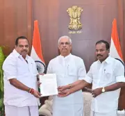AIADMK urges TN Governor to stop TVK from poaching its MLAs