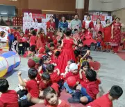 Aksips 41 Smart School Chandigarh Celebrates Red Day with Enthusiasm