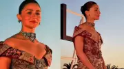 Alia Bhatt Stuns in Red Off-Shoulder Gown at Cannes 2026 Dinner