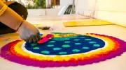 Annual Rangoli Contest at Grey RangoliRanga School Sparks Creativity