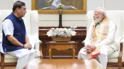 Assam CM Himanta Biswa Sarma Meets PM Modi, Briefs on NDA Governance Push