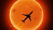 Astrophotographer Captures Rare Solar Transit of Jet After 1.7M Frames
