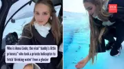 Billionaire’s daughter hires helicopter to drink glacier water, internet rages