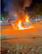 BJP Leader Helps Rescue Two Trapped in Burning Car in Jaipur